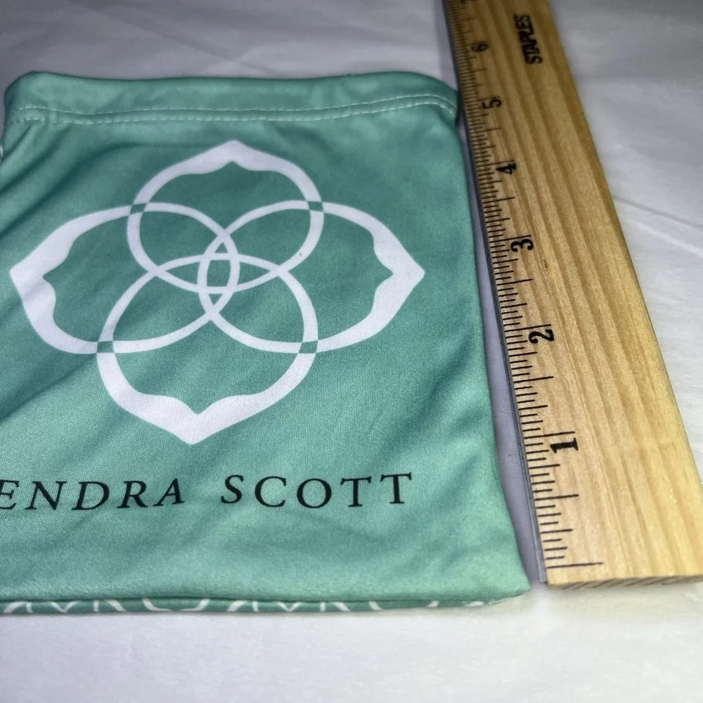 Kendra Scott Turquoise Blue Jewelry Dust Bag Pouch‎ Drawstring Organizer Travel